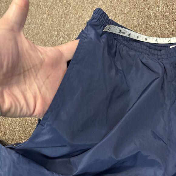 Vintage Nike Pants L Blue 70s 80's Made in Japan Track Athletic Nylon Jogger - Picture 11 of 12